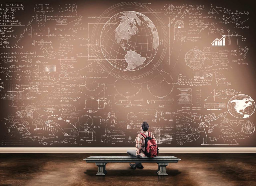 Curiosity Globe Chalkboard